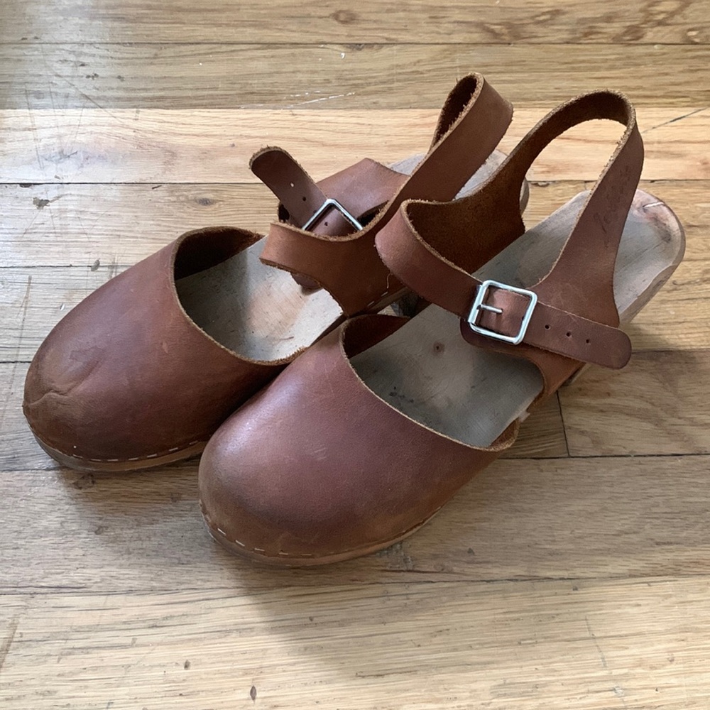 Lotta from Stockholm leather clogs